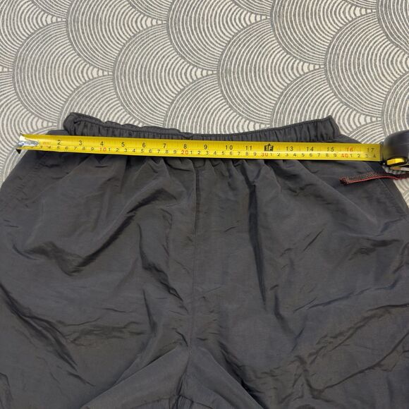 American Apparel Inc Lined Utility Pants Zippers 4 Ply Nylon Black Men L EUC - Picture 7 of 12